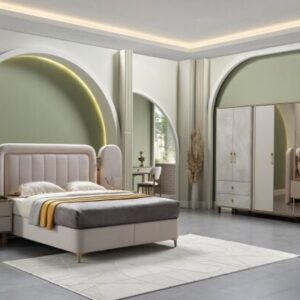 Alya Tête de lit — Beige, 120 cm