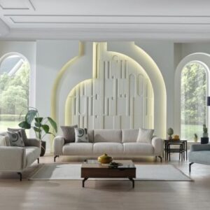 Plato Fauteuil — Noir, Crème