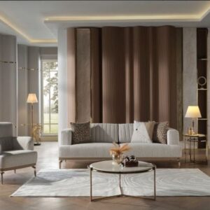 Shine Fauteuil — Bronze, Gris